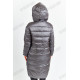 Куртка двухсторонняя удлиненная женская Tongcoi 7187 (700) Серый