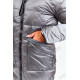 Куртка двухсторонняя удлиненная женская Tongcoi 7187 (700) Серый