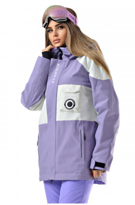 Куртка женская с подогревом High Experience MH13062-W (4093)_Лавандовый