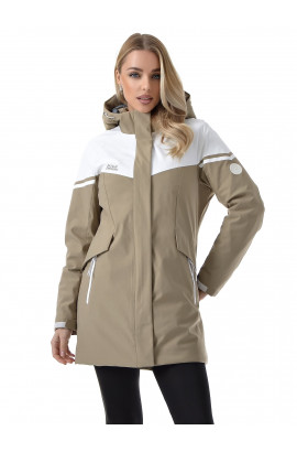 Куртка на тонком синтепоне женская High Experience RF15001 (5063)_Бежевый