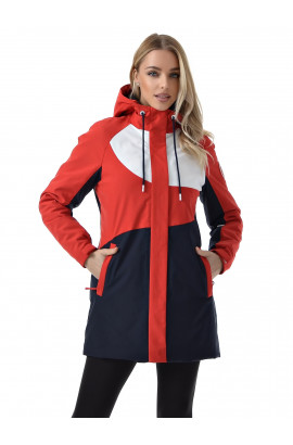 Куртка на тонком синтепоне женская High Experience RF15002 (4069)_Красный