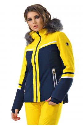 Куртка женская High Experience RH13075 (1038)_Желто-синий